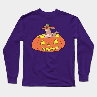 Jack O' Lantern Kangaroo Long Sleeve T-Shirt